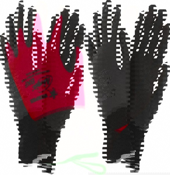 Ninja BNF N96970 Gloves, X-Large, Black/Red, Dozen